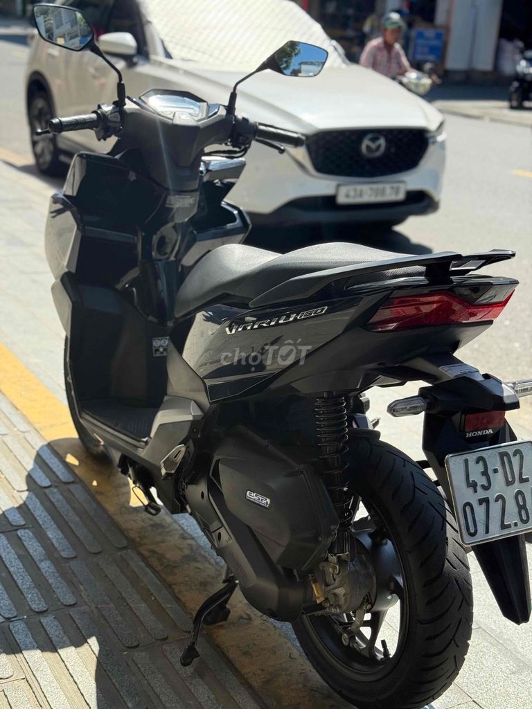 Черный глянцевый смарт-ключ Honda Vario 160 куб. см