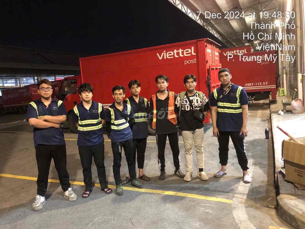 TUYỂN DỤNG 30 NAM LDPT LÀM TẠI KHO VIETTEL POST