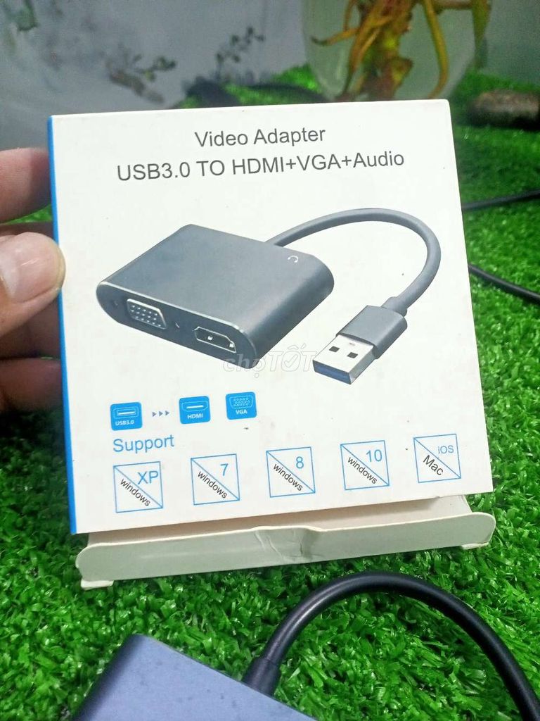 3 sợi usb 3.0 ra vga /hdmi