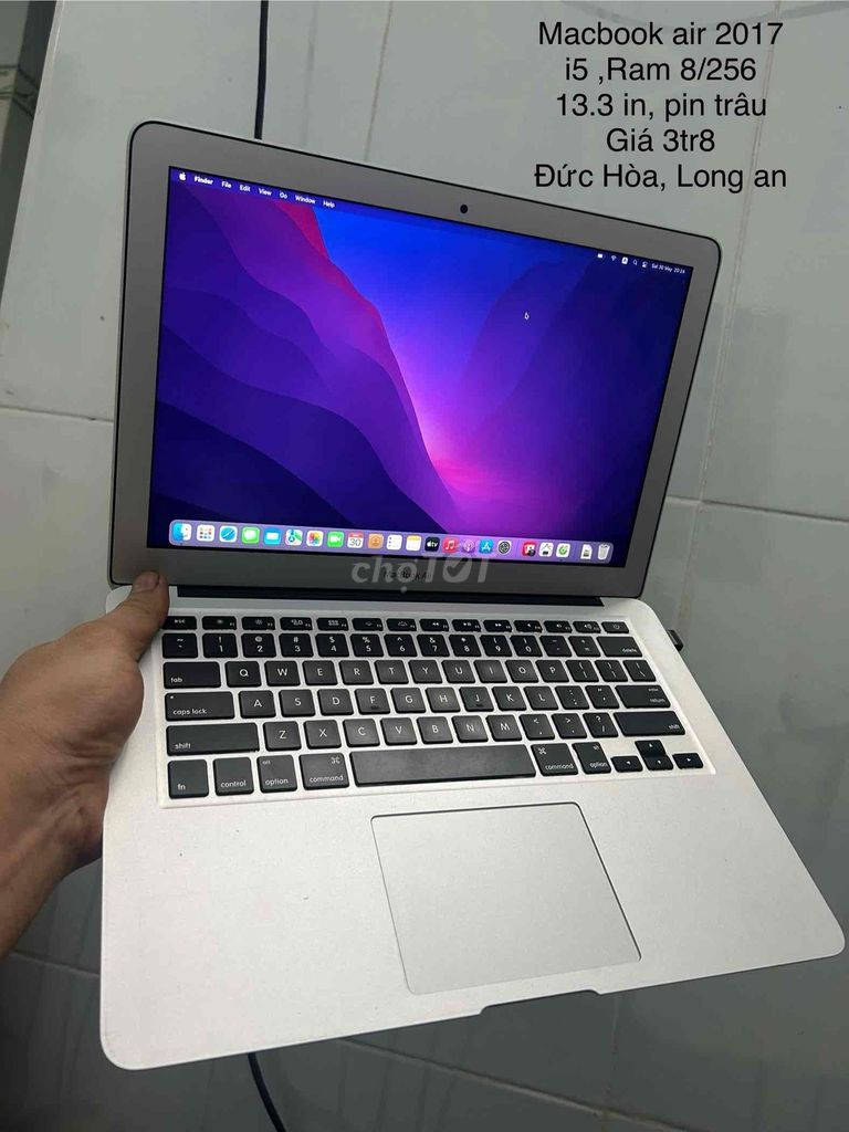 Apple Macbook Air 2017 i5 13.3 inch 8GB/256GB. Mua bán Laptop tại Huyện Đức Hòa Long An được đăng bởi Trọng Cần hình 1