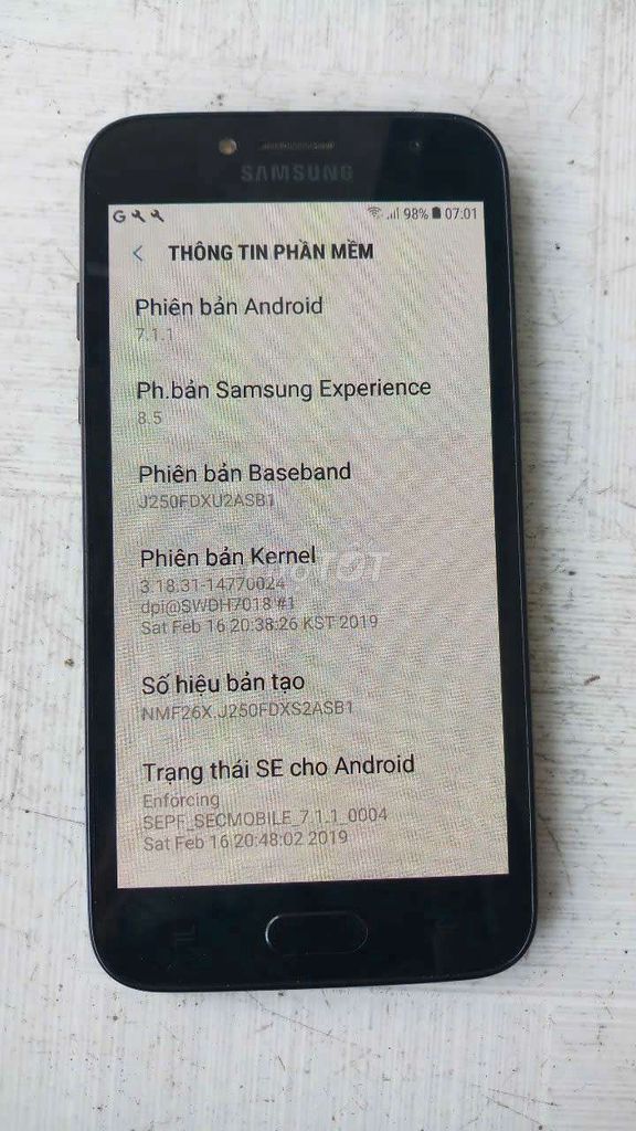 Bán điện thoại Samsung J2 pro. Mua bán Điện thoại tại Thành phố Thủ Đức Tp Hồ Chí Minh được đăng bởi đucbe hình 3