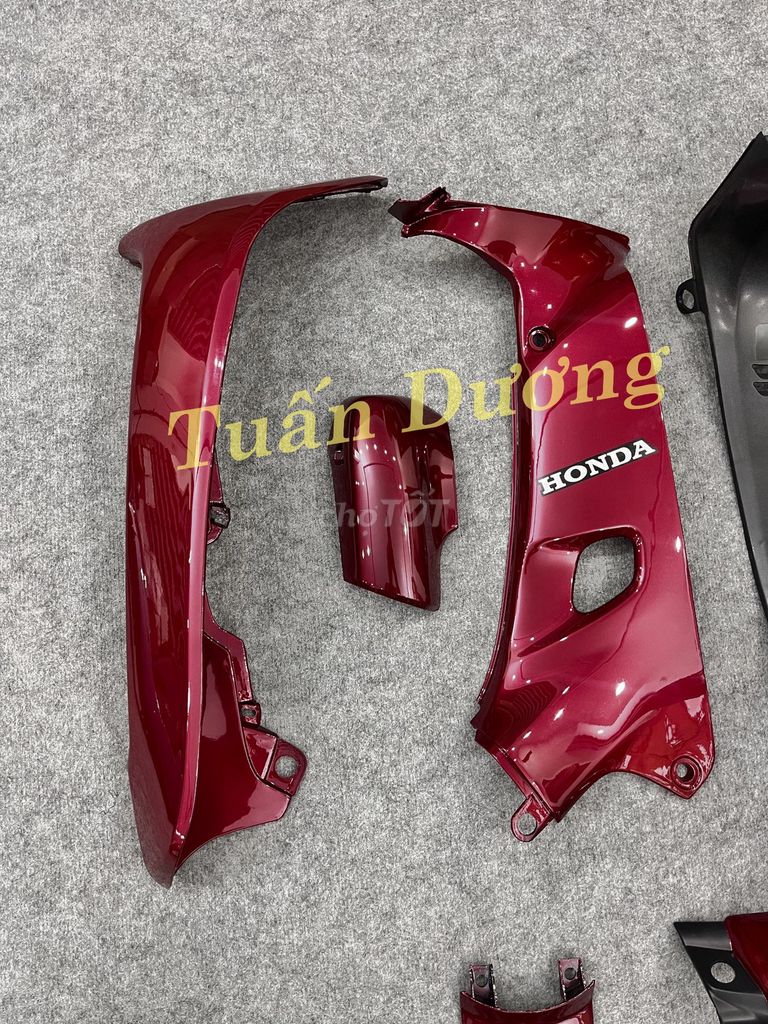 Dàn Áo Wave Alpha Đỏ Đun Đậm Đẹp Mới Tinh. Mua bán Phụ tùng xe tại Quận Hà Đông Hà Nội được đăng bởi Phụ Tùng Xe Tuấn Dương hình 5