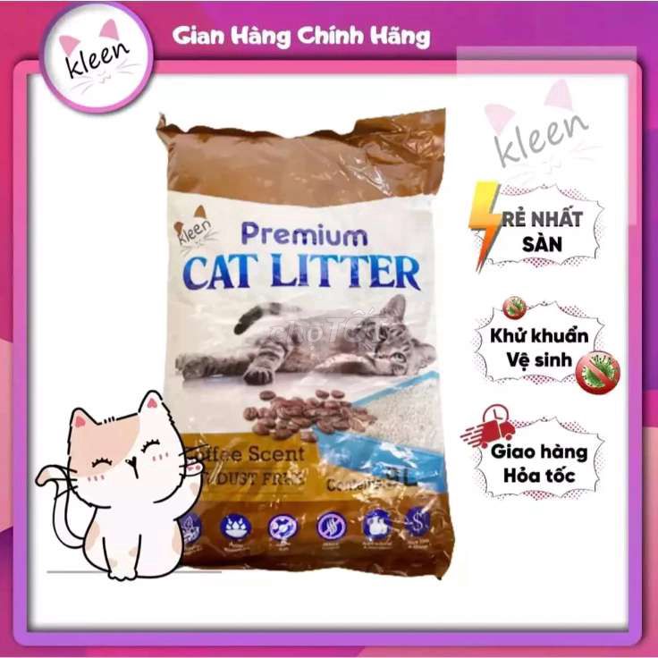 Cát vệ sinh cho mèo không bụi bịch 4kg