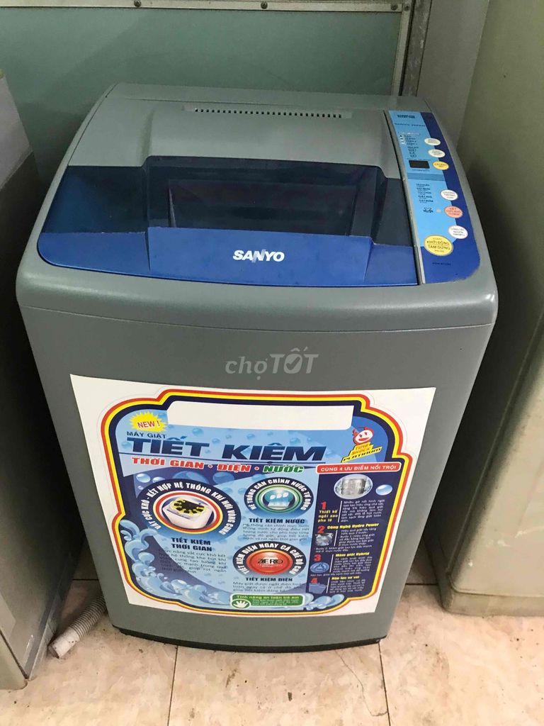 máy giặt sanyo 7kg(đã vs sạch sẽ lồng