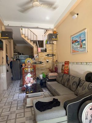 Nhà 1 lầu, 4.7m x 17m, 3PN, 1WC, FULL nội thất, hẻm 4m Tân Hoà Đông