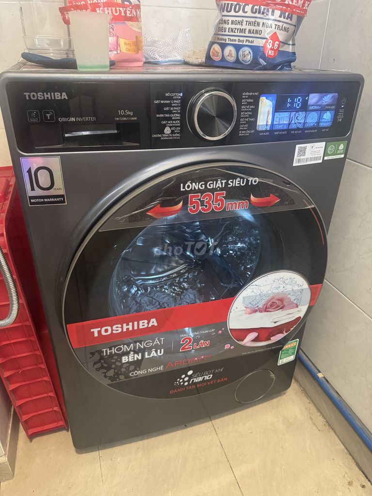 Toshiba Inverter 10.5kg, siêu lướt 2026. Mua bán Máy giặt tại Quận 7 Tp Hồ Chí Minh được đăng bởi Tran Duc Ninh hình 1