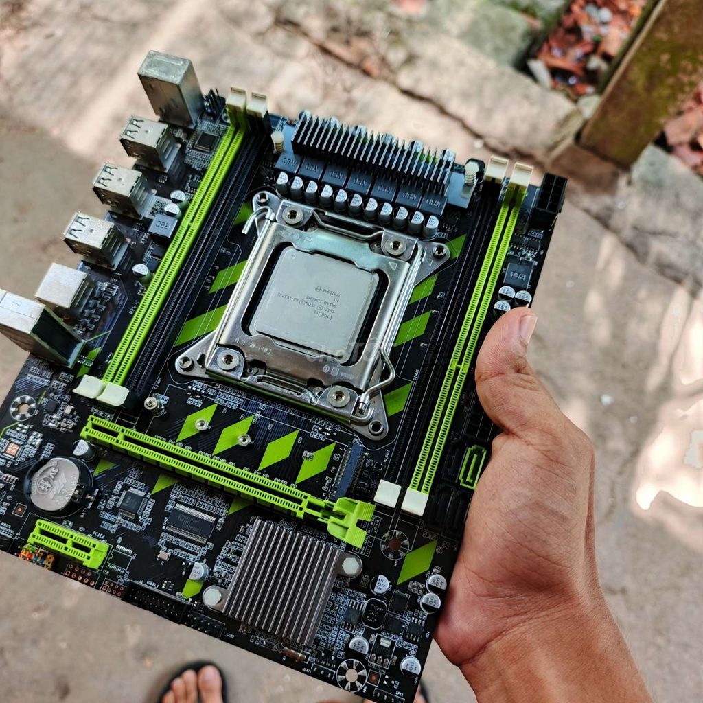 Bo mạch chủ X79 E5 1650V2. Mua bán Linh kiện (RAM, Card...) tại Huyện Cái Bè Tiền Giang được đăng bởi Bình Nguyen hình 1