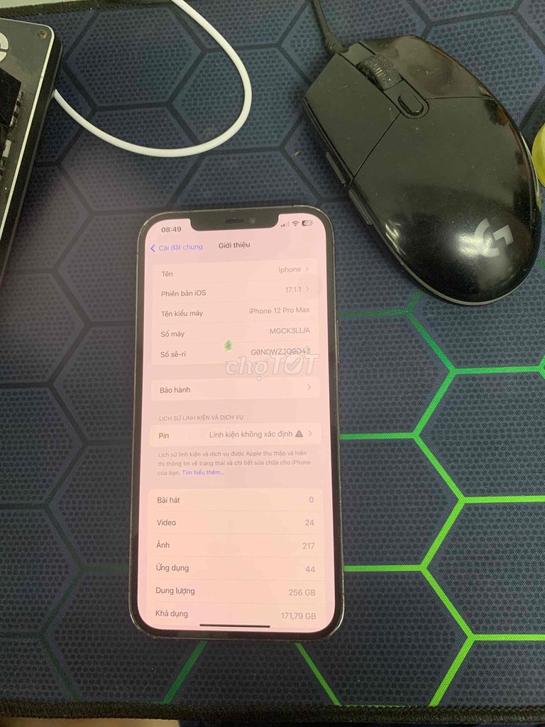 12 Pro Max 256GB. Mua bán Điện thoại tại Huyện Đông Hưng Thái Bình được đăng bởi Beiu06 hình 1