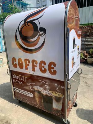 XE BÁN CAFE+BÀN GHẾ CAFE