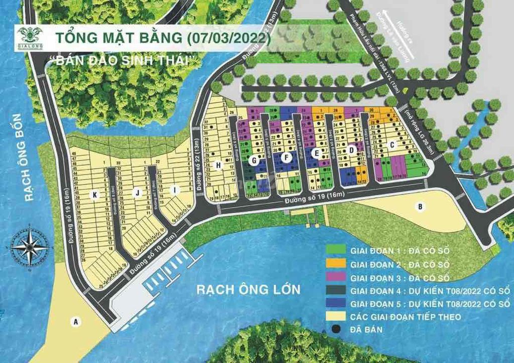 Bán đất sổ hồng đường 16m tại KDC Gia Long Phước Kiển, Nhà Bè