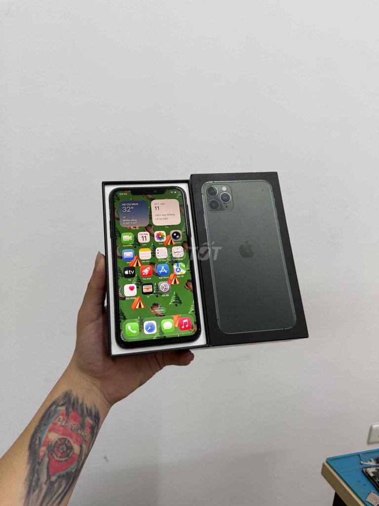IPhone 11 Pro Max Lock 64G Full Chức Năng k lỗi gì. Mua bán Điện thoại tại Quận Đống Đa Hà Nội được đăng bởi Hà Nội Mobile Bao Duyệt Nợ Xấu hình 1