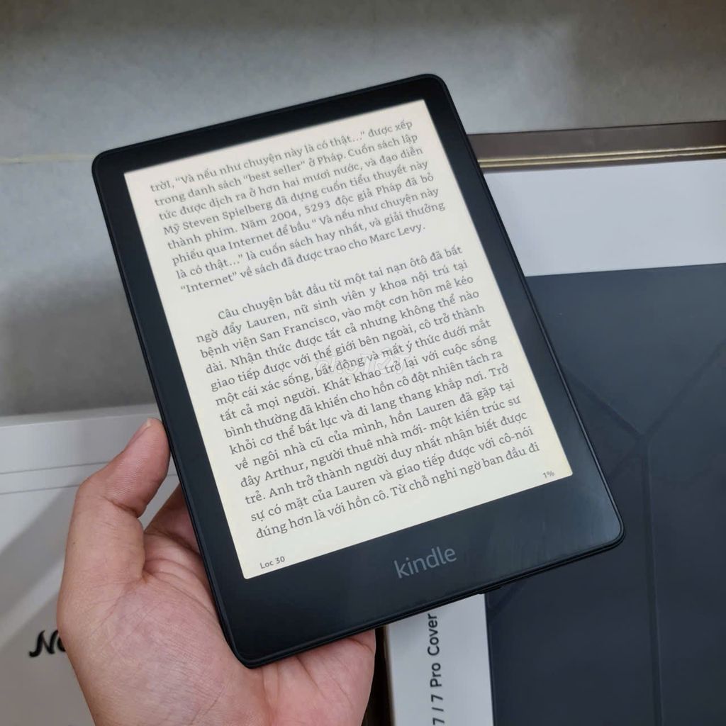 Kindle Paperwhite 5 8GB Đen, 99%. Mua bán Máy tính bảng tại Quận 5 Tp Hồ Chí Minh được đăng bởi PHAN MINH MB hình 1