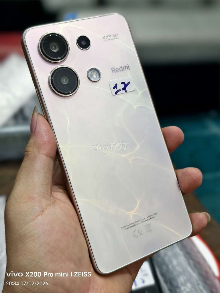 Xiaomi Redmi Note 13 256GB Hồng. Mua bán Điện thoại tại Quận Tân Bình Tp Hồ Chí Minh được đăng bởi Táo Bán Lổ hình 1