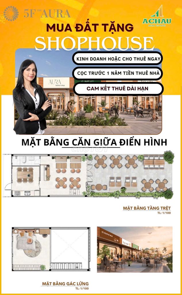 Bán đất tặng Shophuose ngya khu phố Thương mại Bàu Bàng, sổ sẵn