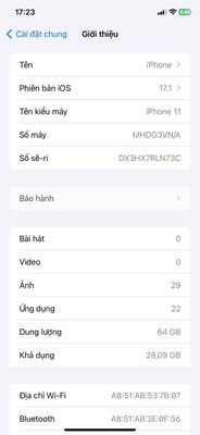bán Iphone 11 64Gb. Vna chính hãng full Rin !. Mua bán Điện thoại tại Quận Ngũ Hành Sơn Đà Nẵng được đăng bởi Ethan Trần