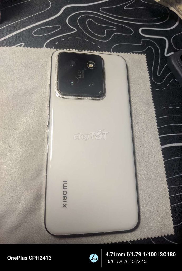 Xiaomi 14 528GB Trắng. Mua bán Điện thoại tại Huyện Châu Thành An Giang được đăng bởi Phú Lộc hình 1
