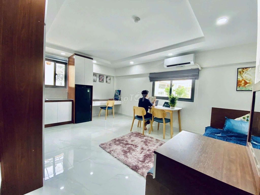 Phòng trọ 40m2_Studio|Cửa sổ to Thoáng|View Chill_Phan Xích Long_P2_PN