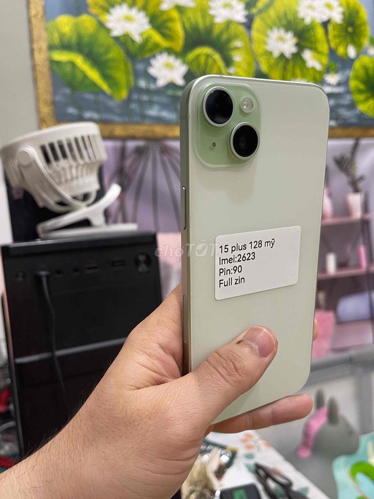 Apple iPhone 15 Plus 128GB Xanh lá. Mua bán Điện thoại tại Quận Bắc Từ Liêm Hà Nội được đăng bởi Bính táo hình 1