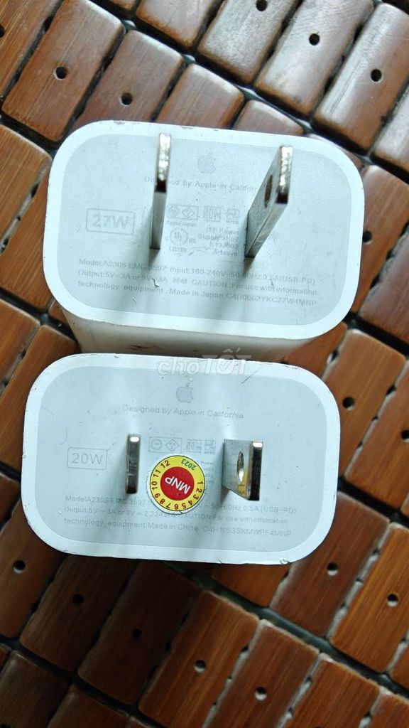 Củ sạc Apple 20W Type C Trắng. Mua bán Phụ kiện (Màn hình, Chuột...) tại Thành phố Nam Định Nam Định được đăng bởi Hoàng Việt  hình 1