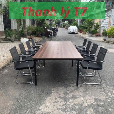 Bàn họp 3m # bàn họp chân sắt # bàn họp 8-10 chỗ. Mua bán Đồ dùng văn phòng tại Quận Tân Bình Tp Hồ Chí Minh được đăng bởi KDHD