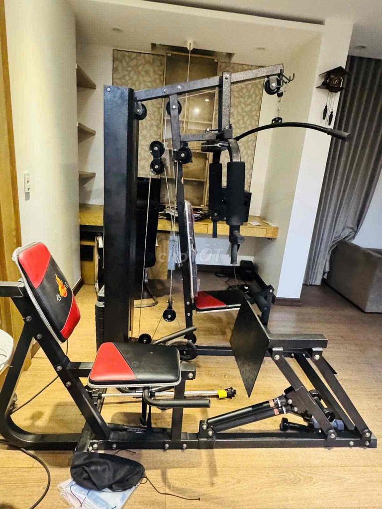 Máy tập gym Kim loại Đen, Đỏ đã sử dụng. Mua bán Đồ thể thao, Dã ngoại tại Huyện Hoài Đức Hà Nội được đăng bởi minh nguyen hình 1