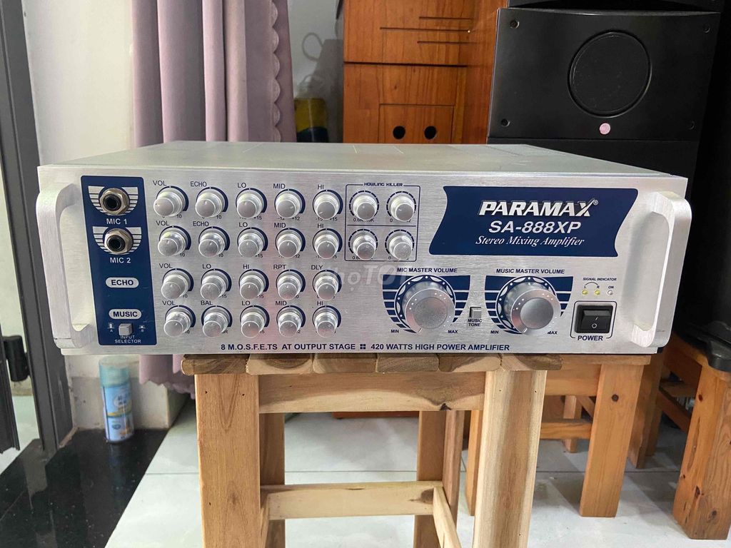 Amply Paramax SA-888XP Bạc. Mua bán Tivi, Âm thanh tại Quận Thanh Khê Đà Nẵng được đăng bởi Võ Tùng  hình 1