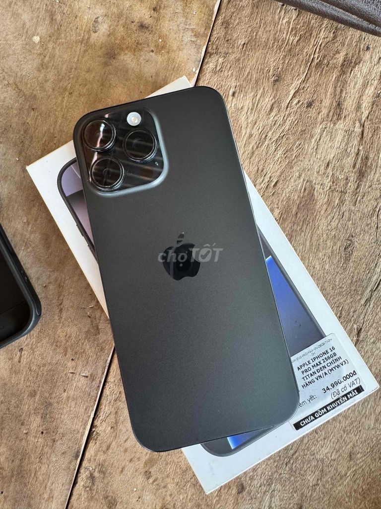 Apple iPhone 16 Pro Max 256GB Titan Đen VN/A. Mua bán Điện thoại tại Huyện Hòa Thành Tây Ninh được đăng bởi khánh Đơn hình 1