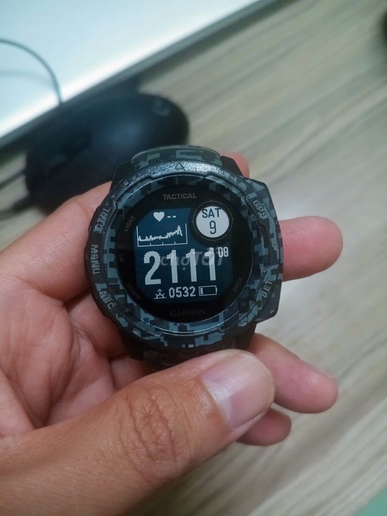 Đồng hồ Garmin Instinct Tactical Camo Graphite. Mua bán Thiết bị đeo thông minh tại Thành phố Thủ Đức Tp Hồ Chí Minh được đăng bởi Bui Hieu Nghia hình 1