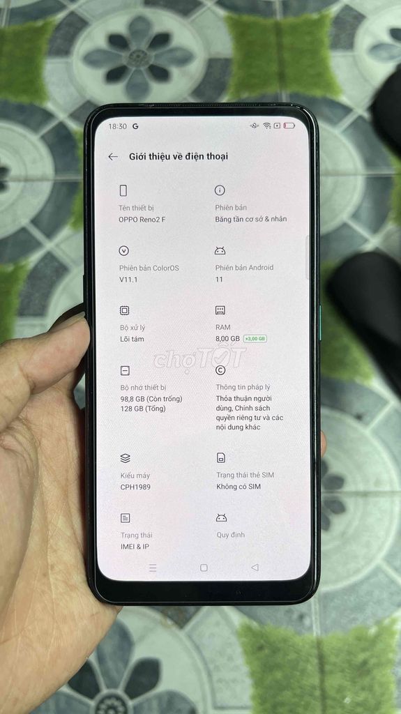 OPPO RENO 2F ram 8+3/128 gb. Mua bán Điện thoại tại Huyện Nhà Bè Tp Hồ Chí Minh được đăng bởi Trần Hoàng Kính hình 1