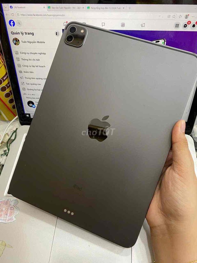 Apple iPad Pro 11 inch thế hệ 3 128GB Xám. Mua bán Máy tính bảng tại Quận 3 Tp Hồ Chí Minh được đăng bởi Tuấn Nguyễn hình 1