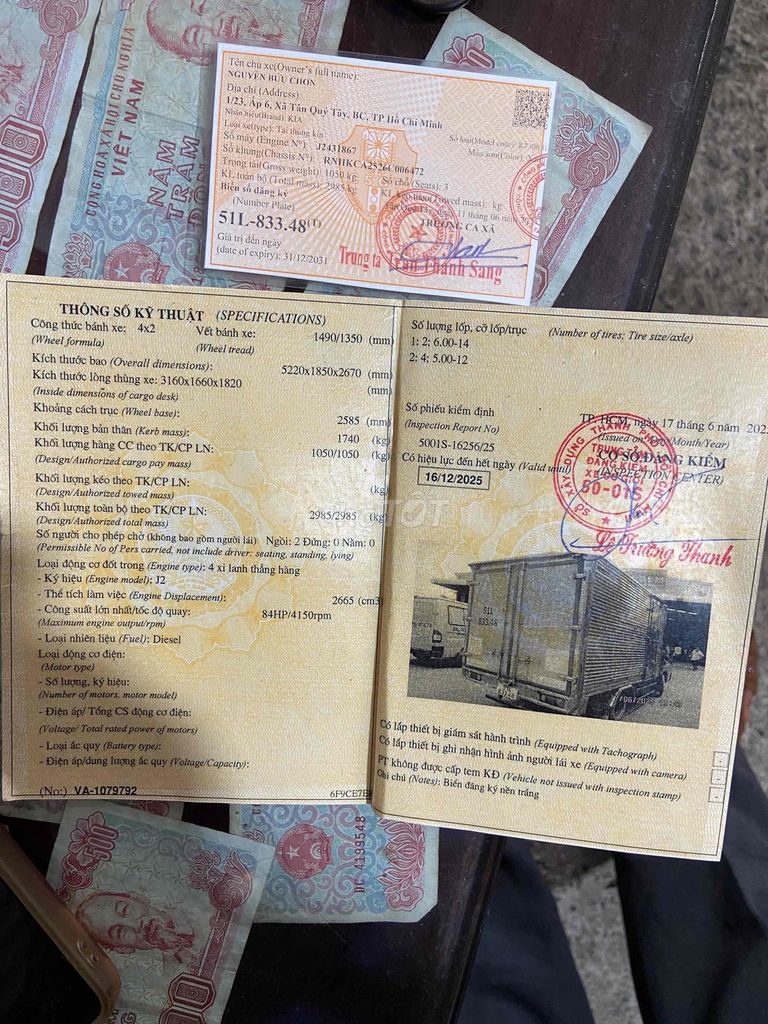 kia đời 2006, ngay chủ có máy lạnh,có cửa hông. Mua bán Xe tải, xe ben tại Quận Bình Tân Tp Hồ Chí Minh được đăng bởi Kha hình 6