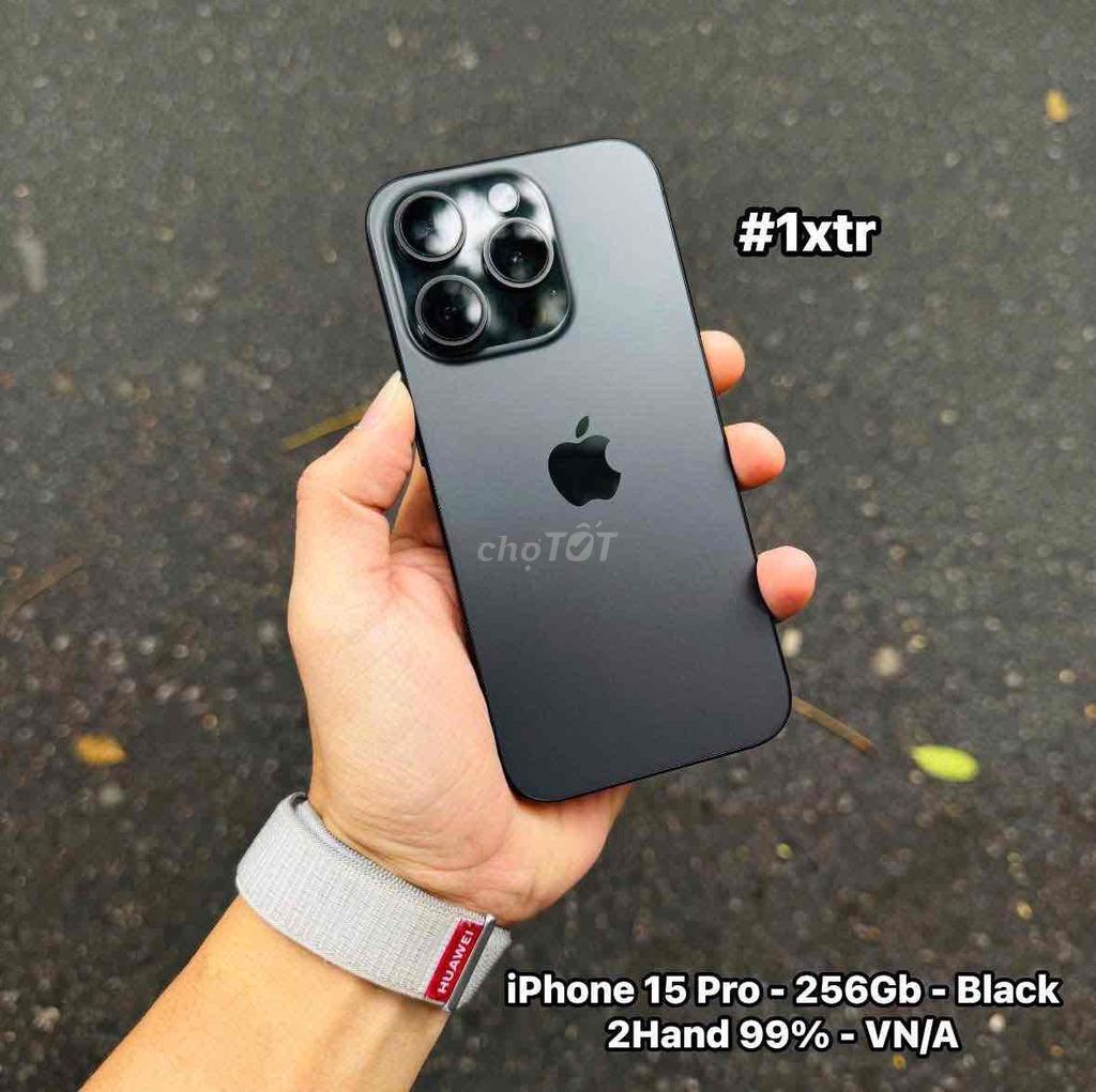 iPhone 15 Pro - 256GB - Đen -  VN/A - 2Hand 99%. Mua bán Điện thoại tại Quận Hai Bà Trưng Hà Nội được đăng bởi Nguyễn Tiến Đạt hình 1