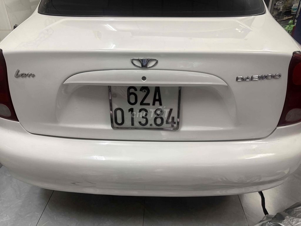 5-местный напольный номер Daewoo Lanos, белый