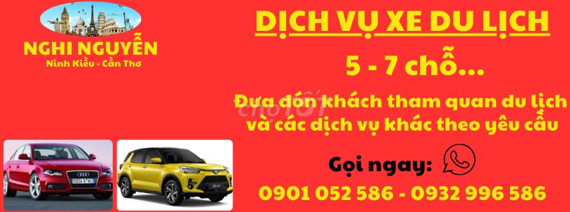 DỊCH VỤ DU LỊCH NGHI NGUYỄN – TP. CẦN THƠ