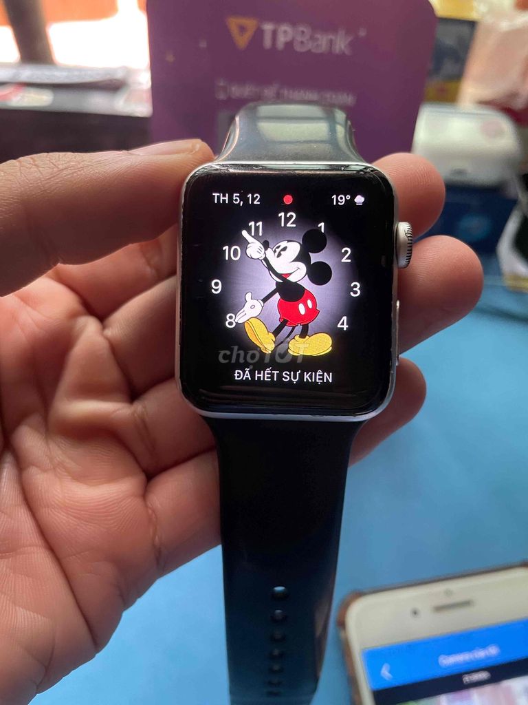 Apple Watch Series 3 Bạc Nguyên zin. Mua bán Thiết bị đeo thông minh tại Huyện Quế Võ Bắc Ninh được đăng bởi Phan Công Quý hình 1