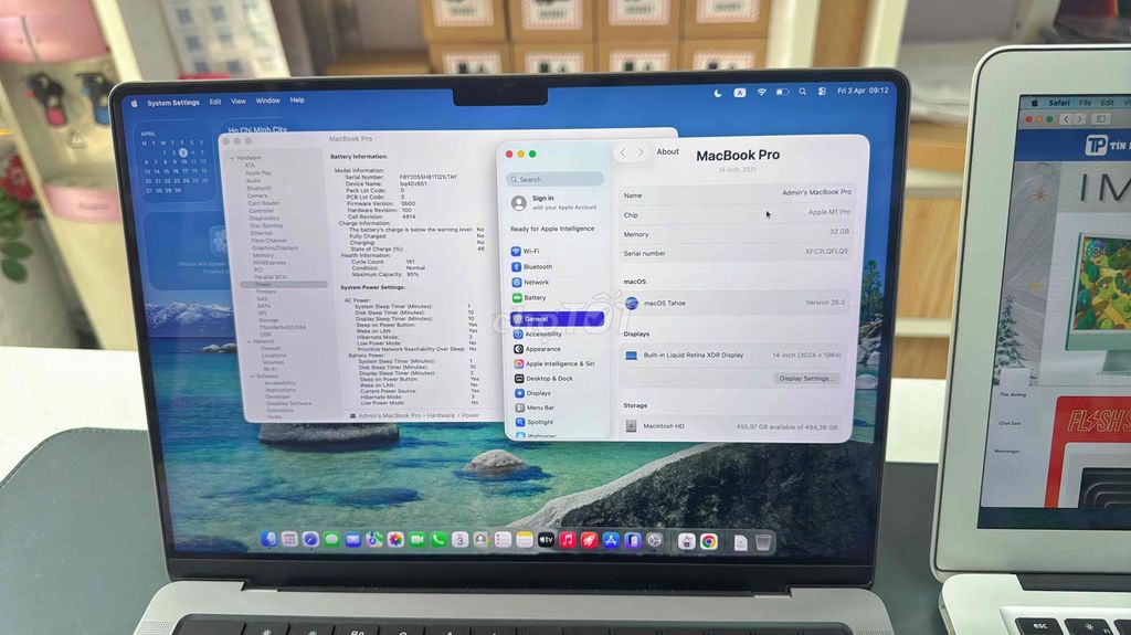 MacBook Pro 14 inch M1 Pro/32GB/512GB LikeNew. Mua bán Laptop tại Quận Thanh Khê Đà Nẵng được đăng bởi Tín Phát Apple hình 1