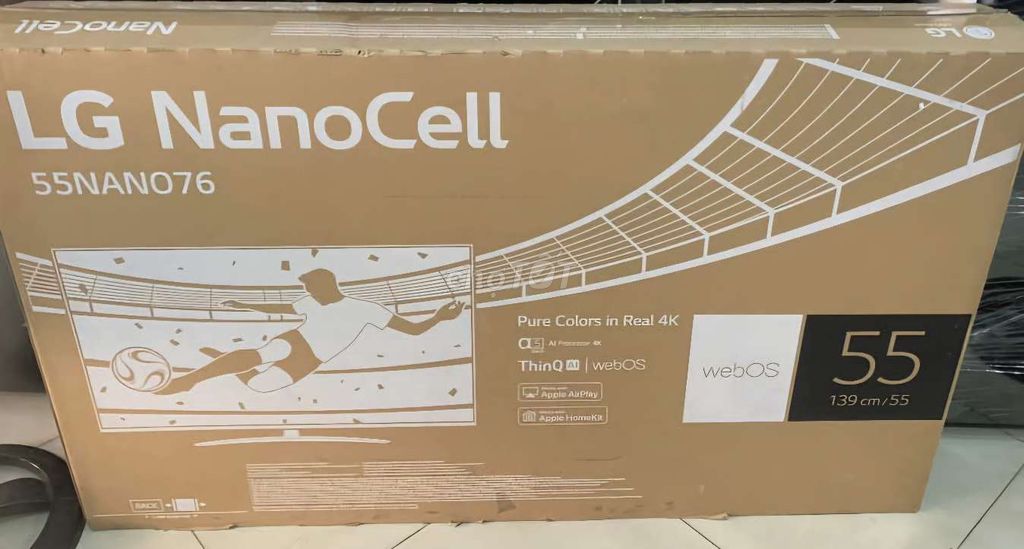 TV QLED LG 55NANO76 55in 4K NANO CELL Bảohành 2026