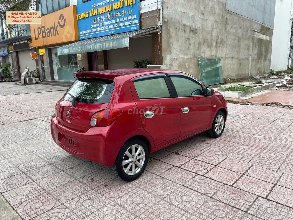 Mitsubishi Mirage 2014 1.2 CVT - siêu đẹp. Mua bán Ô tô tại Thành phố Vinh Nghệ An được đăng bởi Nam Vinh hình 8