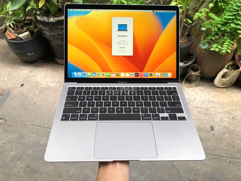 MACBOOK AIR M1 GRAY 2020/M1 /RAM 8G /256G /100%