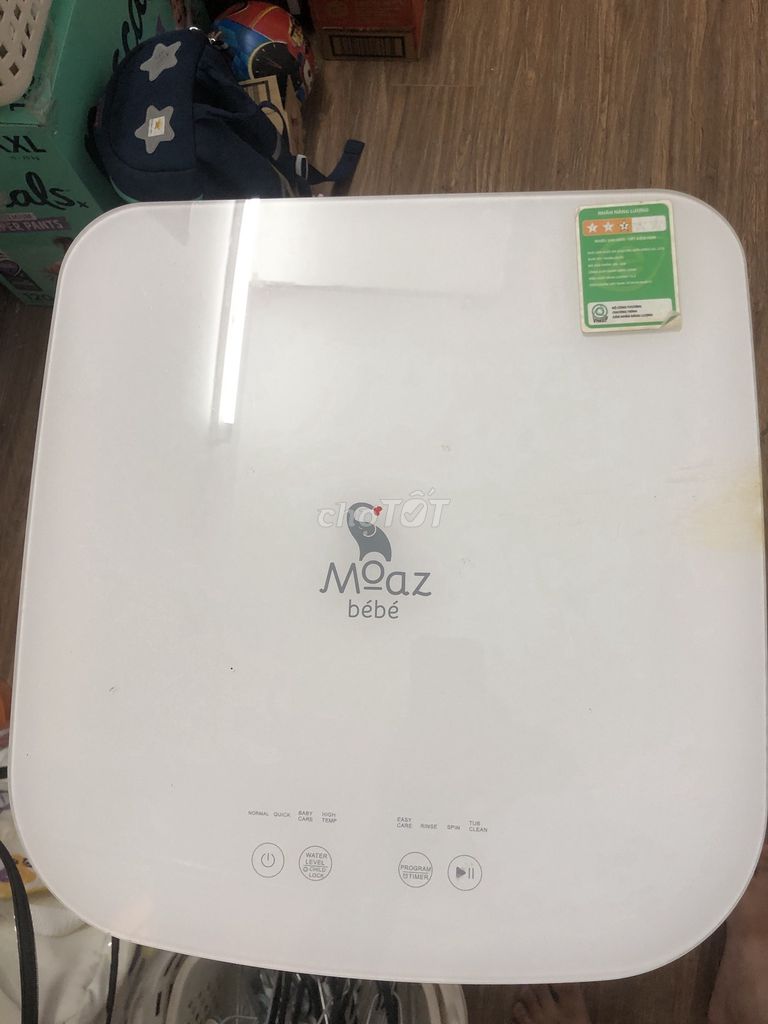 Moaz BéBé MB-036 Máy giặt mini 3kg Trắng 95%. Mua bán Máy giặt tại Quận Bình Tân Tp Hồ Chí Minh được đăng bởi Minh hình 1