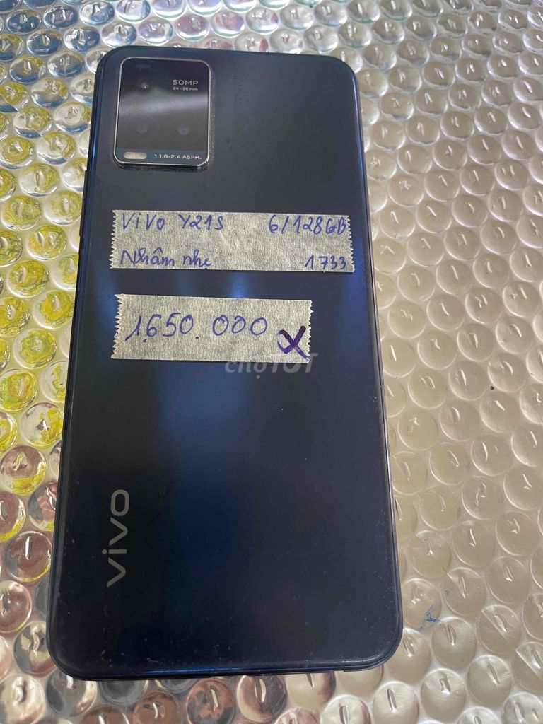 Vivo Y21s 6GB/128GB Đen. Mua bán Điện thoại tại Quận Ninh Kiều Cần Thơ được đăng bởi Cầm Đồ Anh Quý hình 1