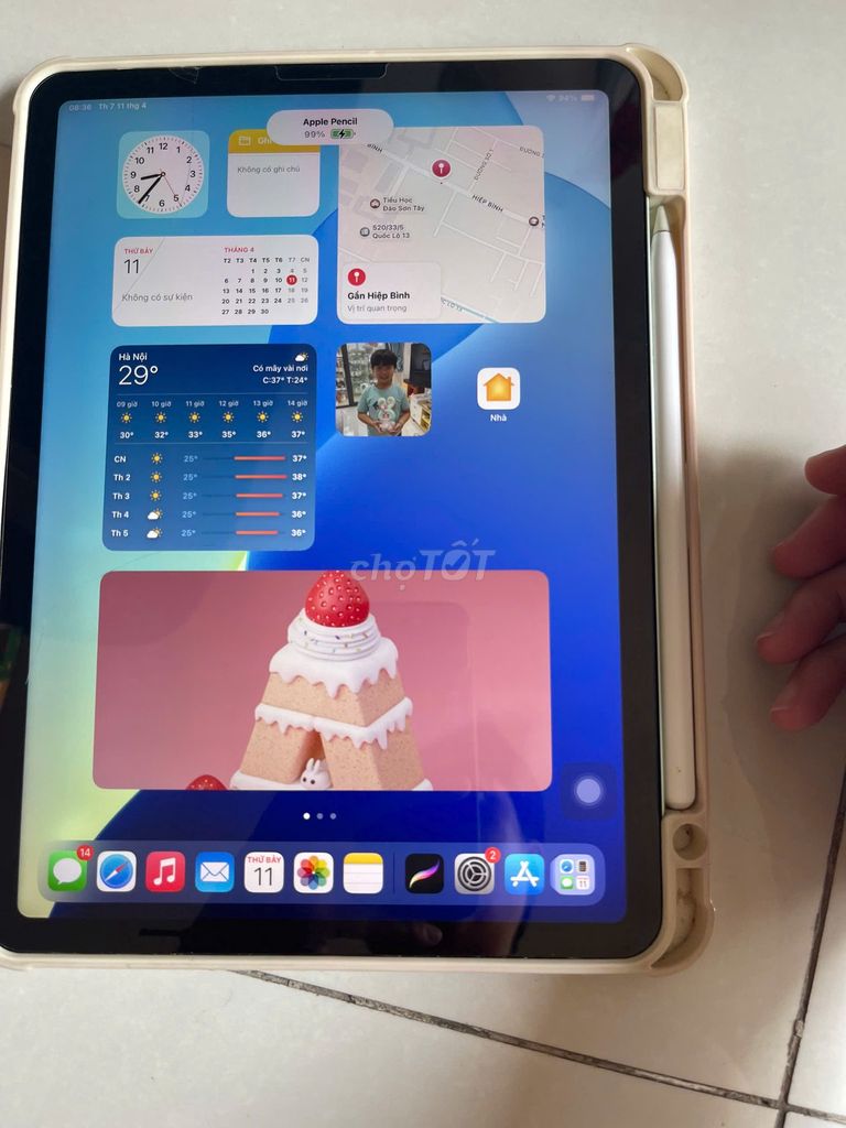 [Fullbox]iPad Air 4 64GB Wifi + Apple Pencil 2 98%. Mua bán Máy tính bảng tại Quận Gò Vấp Tp Hồ Chí Minh được đăng bởi Bin hình 1