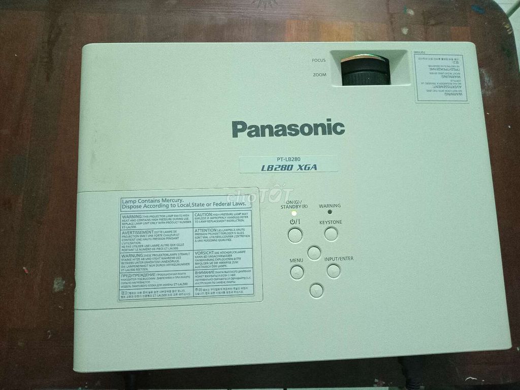 Thanh lý máy chiếu Panasonic LB280 sáng đẹp