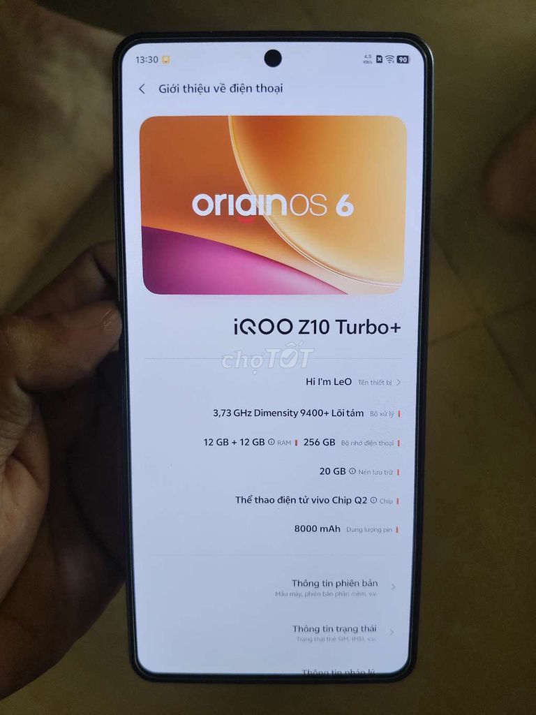 Z10 Turbo+ 12GB/256GB Xám GL. Mua bán Điện thoại tại Quận Bình Tân Tp Hồ Chí Minh được đăng bởi Châu hình 1
