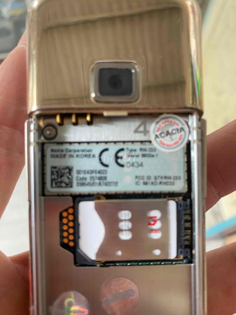 nokia 8800e-1 máy zin nguyên con chưa sửa chữa. Mua bán Điện thoại tại Thành phố Mỹ Tho Tiền Giang được đăng bởi Nguyen thanh binh hình 3