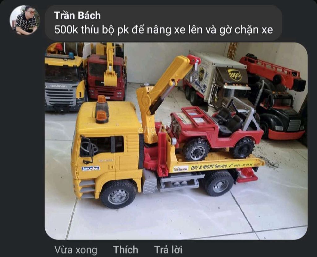 Thanh lý xe đồ chơi Bruder giá rẻ!!