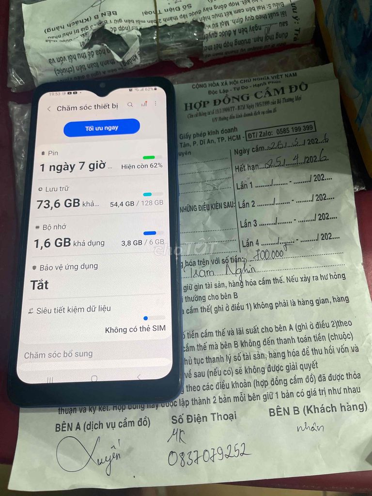 Samsung Galaxy A70 128GB xanh. Mua bán Điện thoại tại Thành phố Dĩ An Bình Dương được đăng bởi nguyên nguyên hình 1
