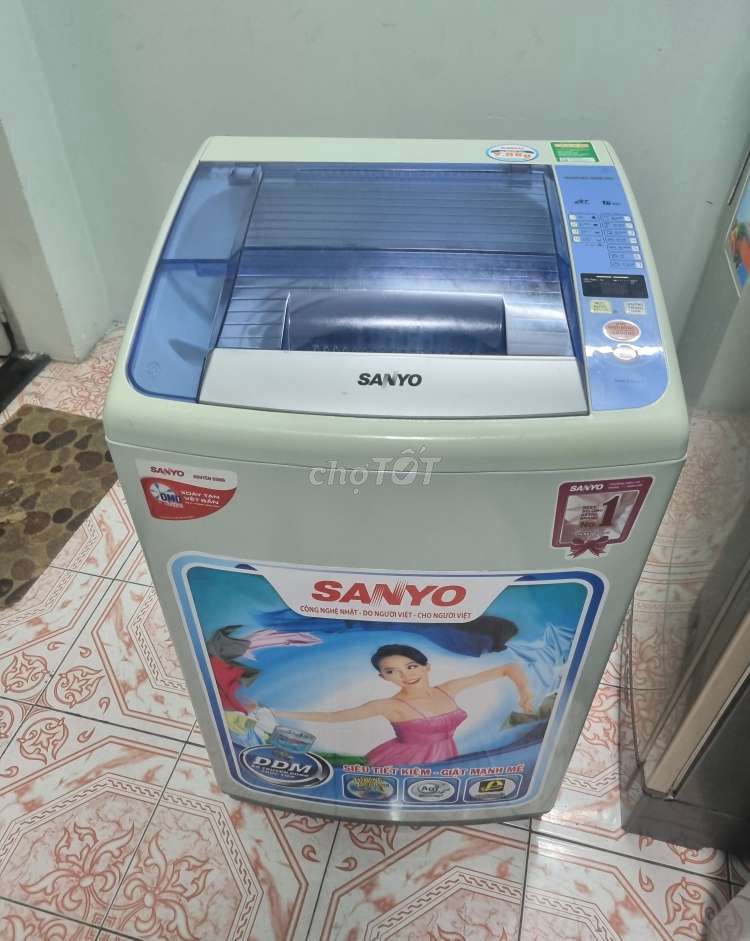 Thanh lý máy giặt sanyo 7kg chạy tốt vắt êm