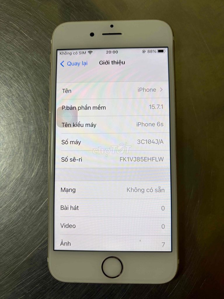 Apple iPhone 6s 32GB Vàng. Mua bán Điện thoại tại Thành phố Cà Mau Cà Mau được đăng bởi ND hình 1