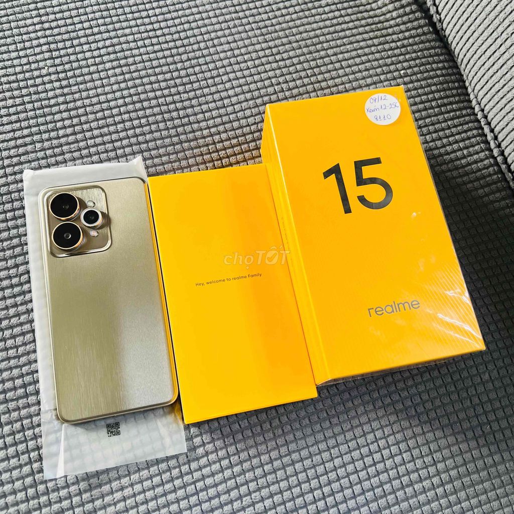 Realme 15 5G 12/256Gb Xám mới 100% thegioididong. Mua bán Điện thoại tại Quận Ninh Kiều Cần Thơ được đăng bởi Trường Mobile hình 1